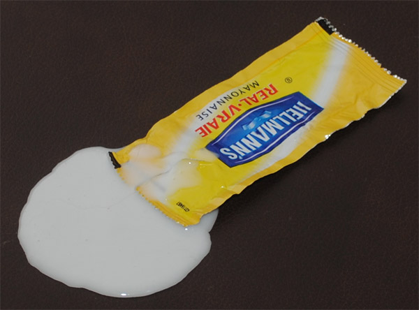 Mayonnaise Packet Spill
